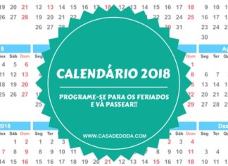 Feriados de 2018, programe-se com antecedência e vá passear!
