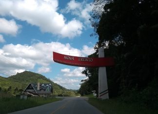 O que fazer em Nova Trento, terra de Santa Paulina Pórtico de Nova Trento