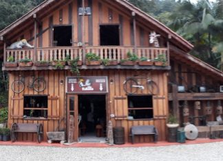 Museu da Cultura Italiana, em Nova Trento Fachada do Museu da Cultura Italiana